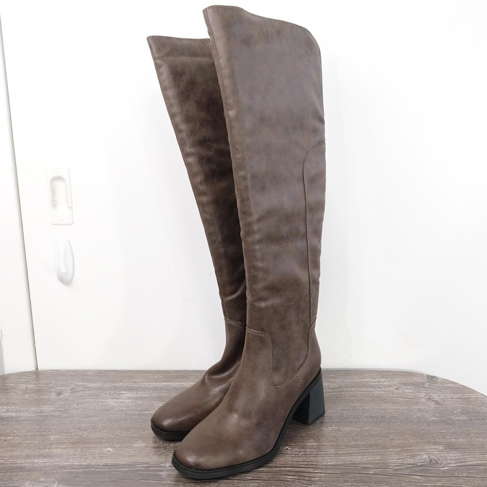 New! Frye And Co Lyanna Boots Womens Size 6 Brown Over The Knee Riding